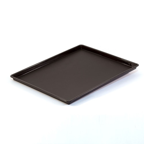 Essential Rectangular Tray with Square Corners, Walnut